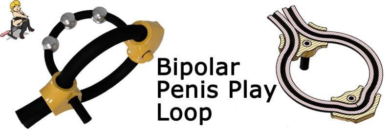 New Bipolar Cock Loop And Glans Estim Electrode